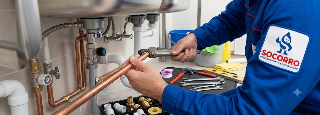 Profissional realizando Serviços de Hidráulica em Indaial